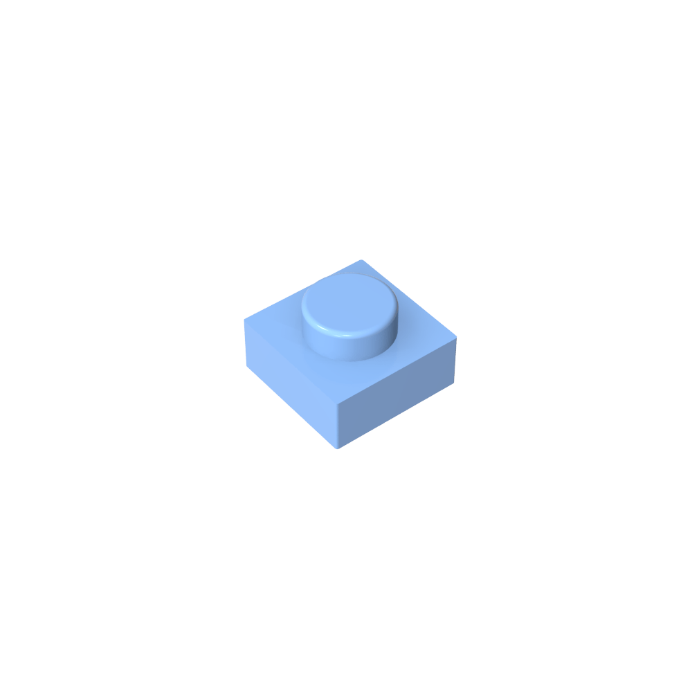 Plate 1 x 1-MyGobricks