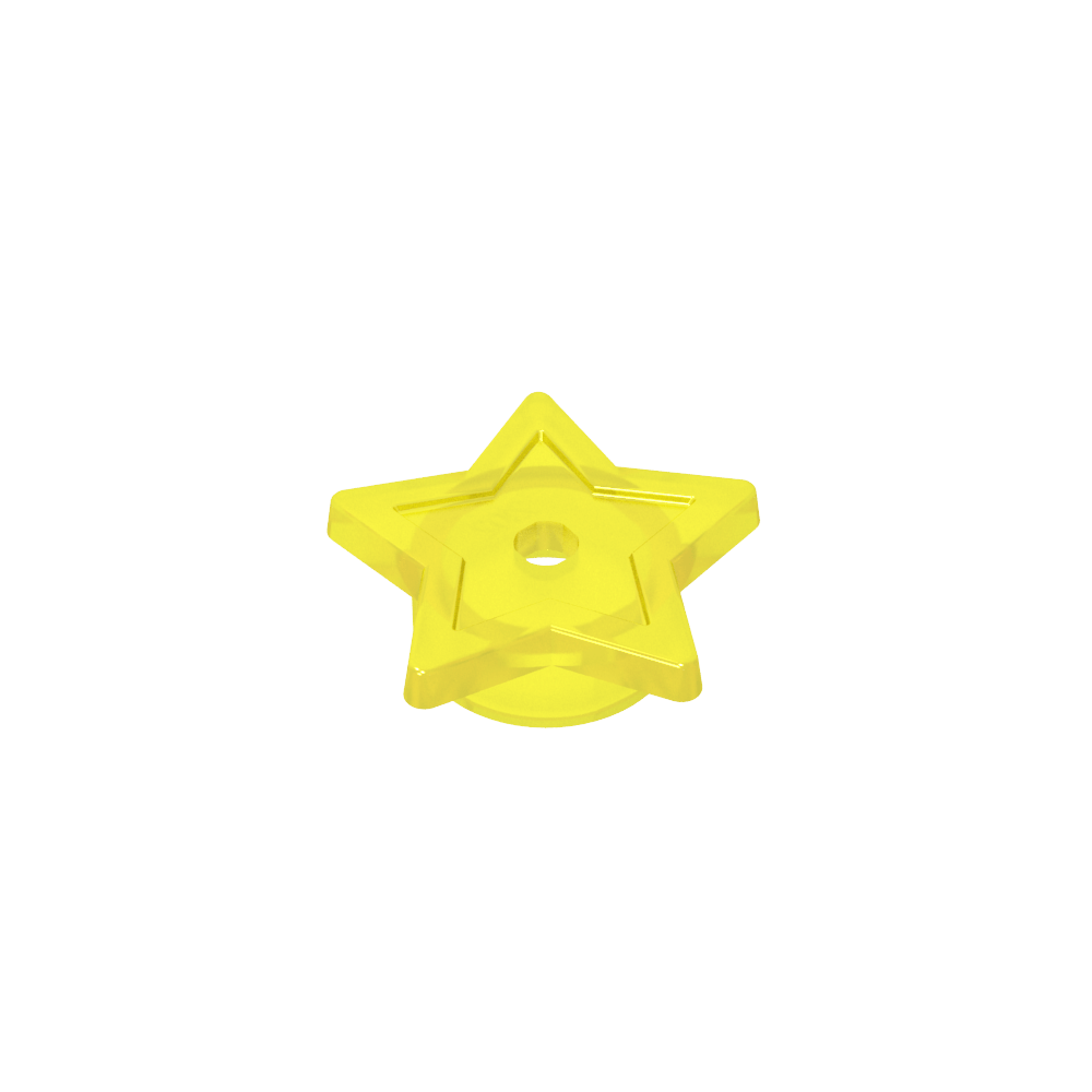 Star with Stud Holder-MyGobricks