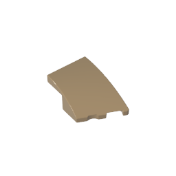 3x2 Wedge Curved Brick (Right)