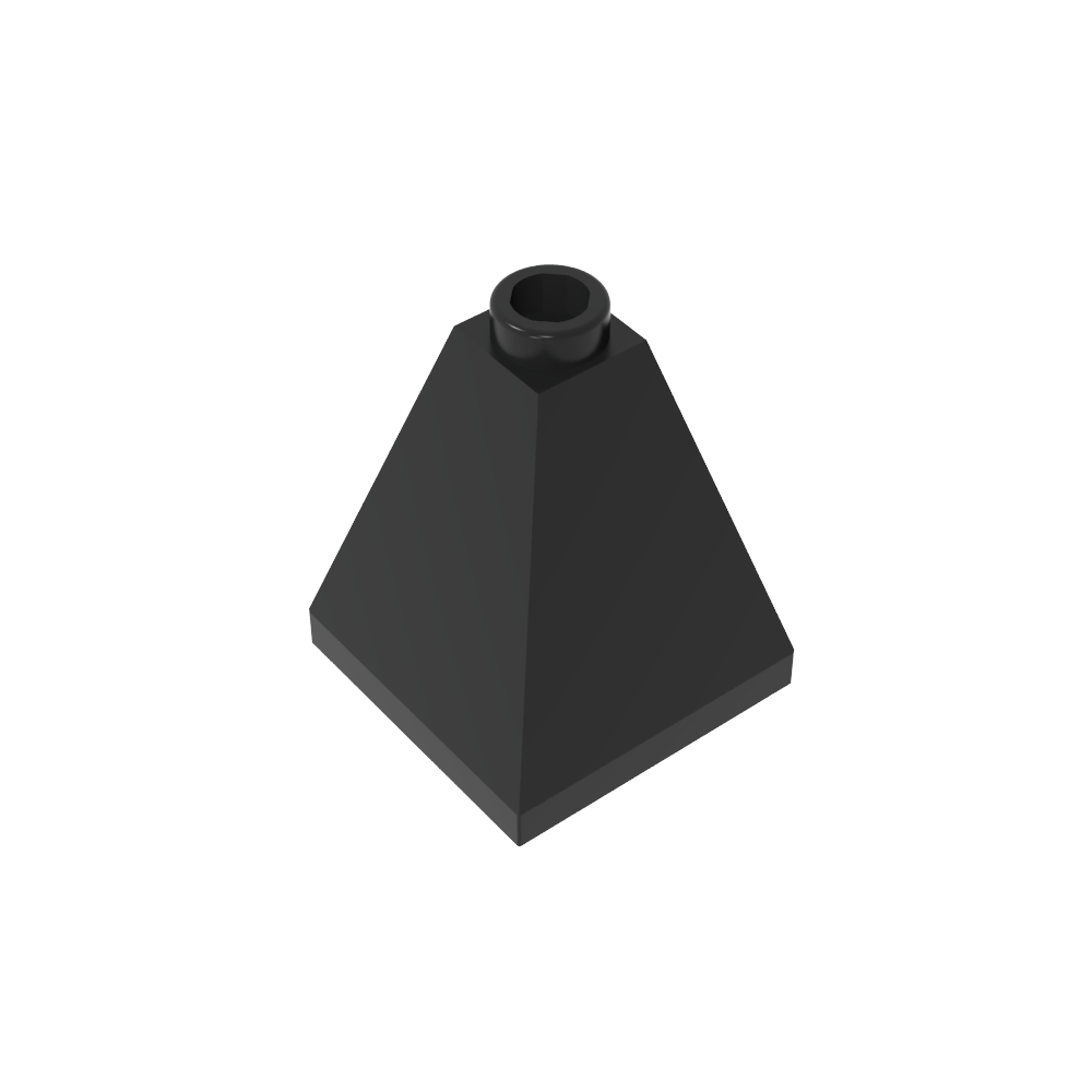 Slope 75° 2 x 2 x 2 Quadruple Convex-MyGobricks