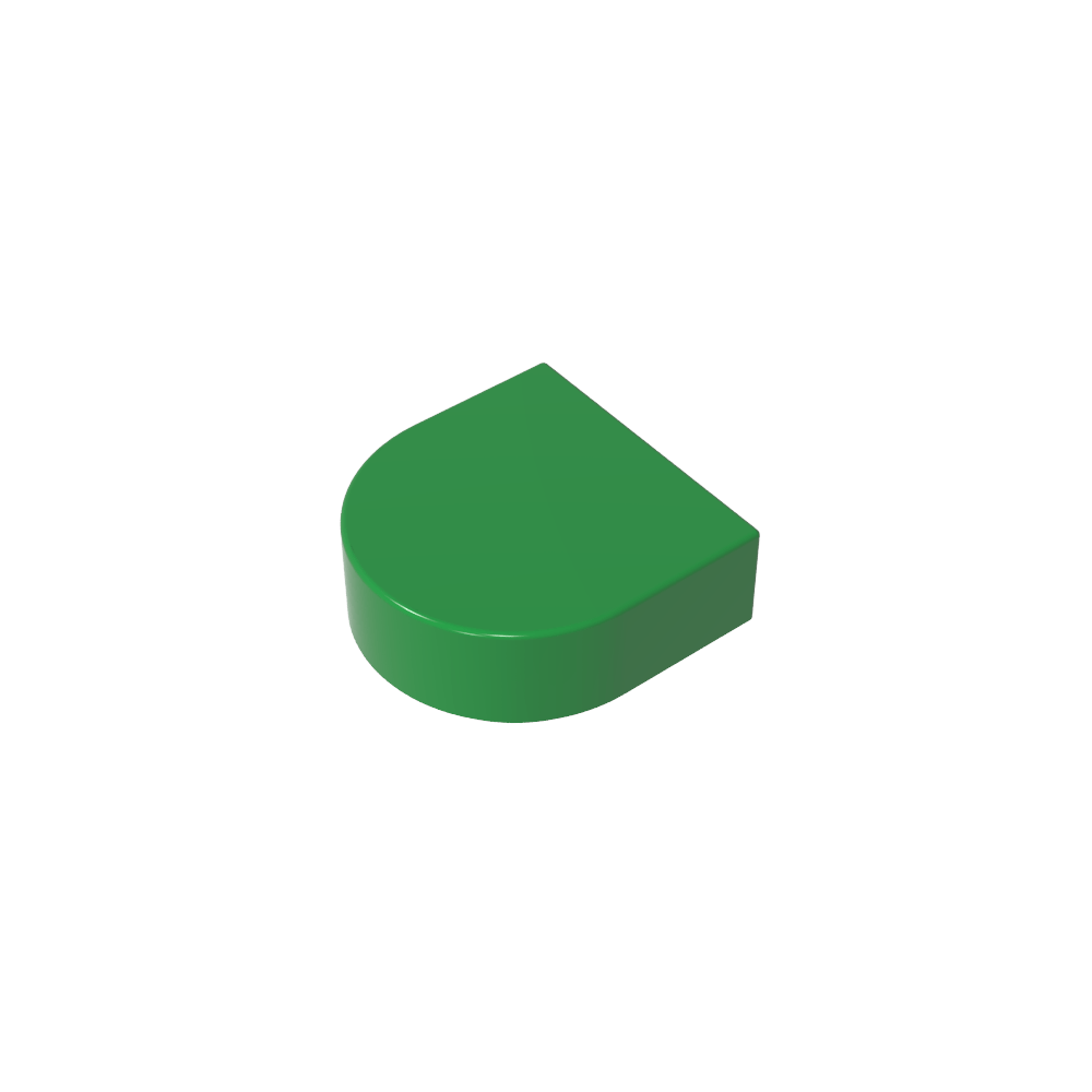 Tile 1 x 1 Half Circle