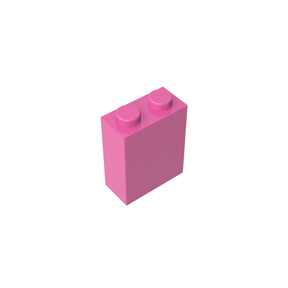 Brick 1 x 2 x 2 with Center Pin-MyGobricks