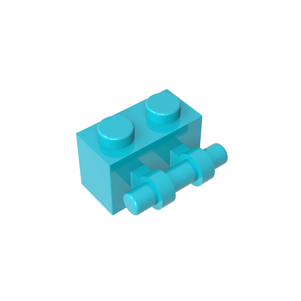 Brick Special 1 x 2 with Handle-MyGobricks