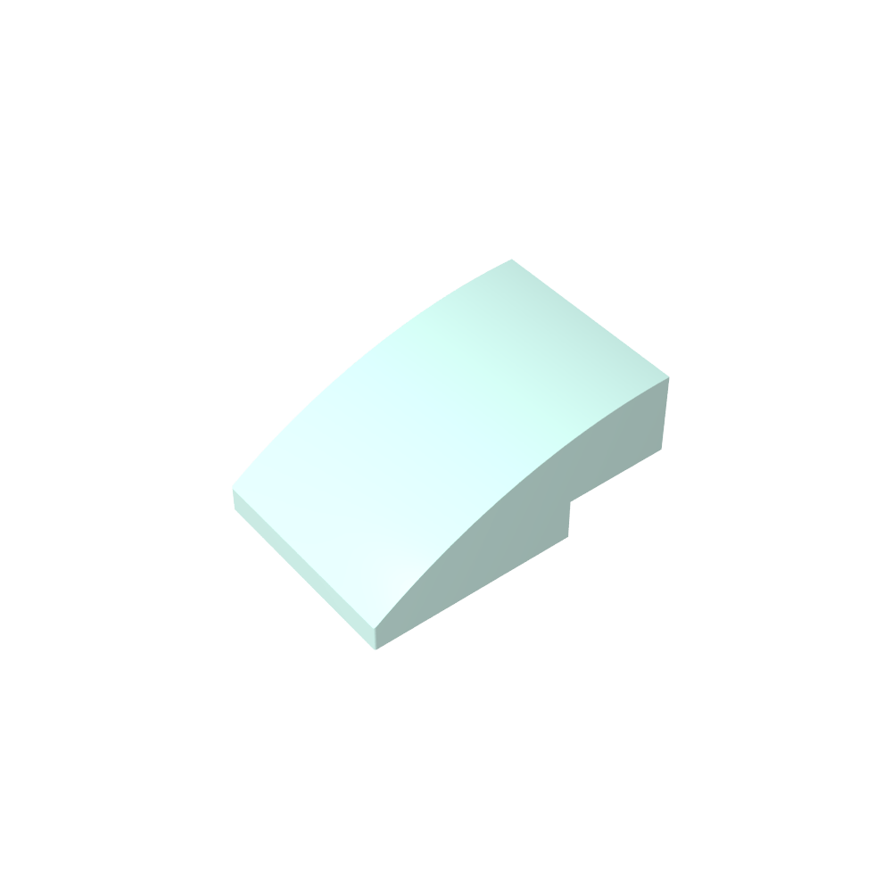 Slope Curved 3 x 2 No Studs-MyGobricks