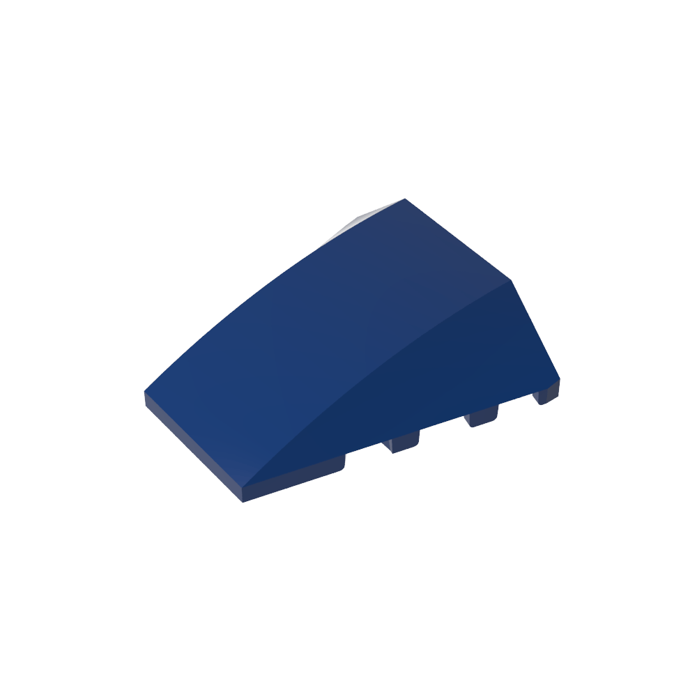 Wedge Curved 4 x 4 No Top Studs-MyGobricks