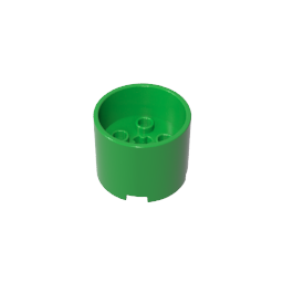 Brick Round 3 x 3 x 2 with Recessed Center with 2 x 2 Studs and Axle Hole