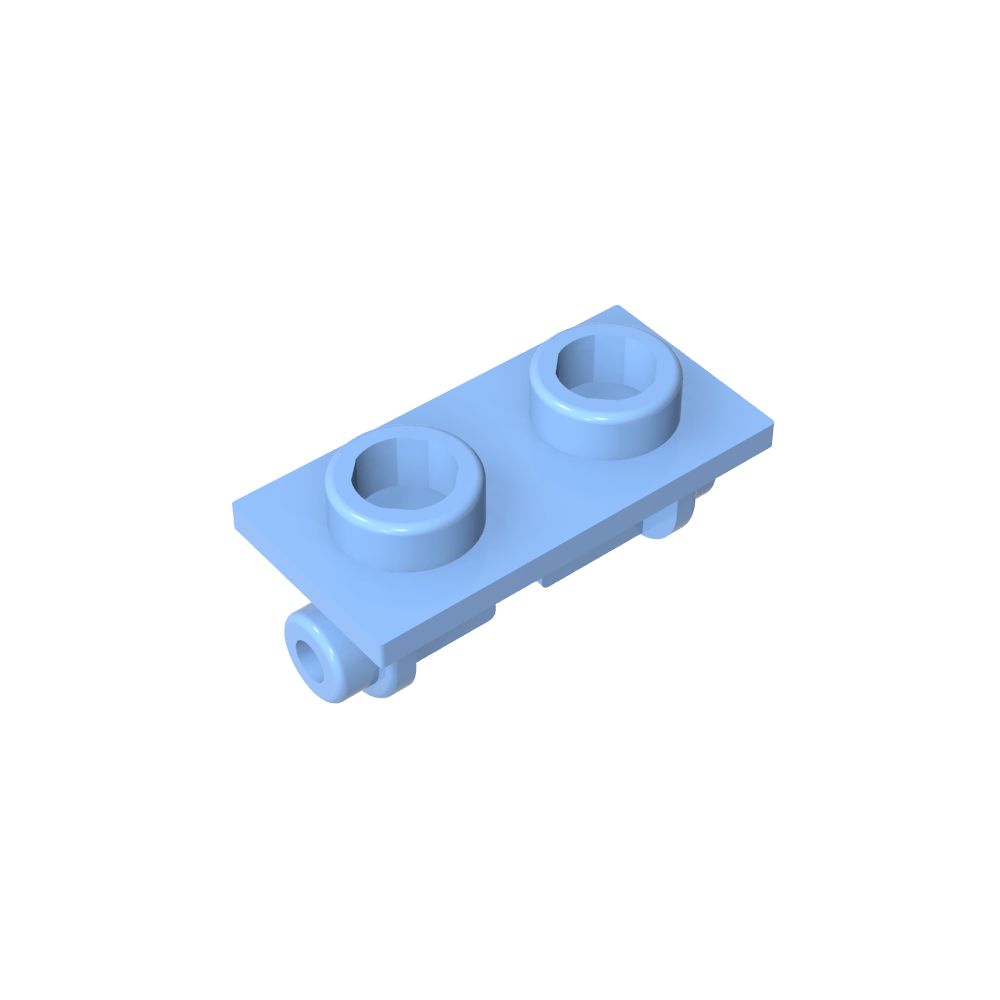 Hinge Brick 1 x 2 Top Plate Thin-MyGobricks