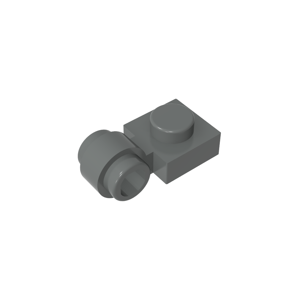 Plate Special 1 x 1 with Clip Light [Thick Ring]-MyGobricks