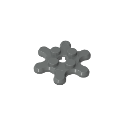 Plate Special 2 x 2 Splat Gear with 6 Teeth