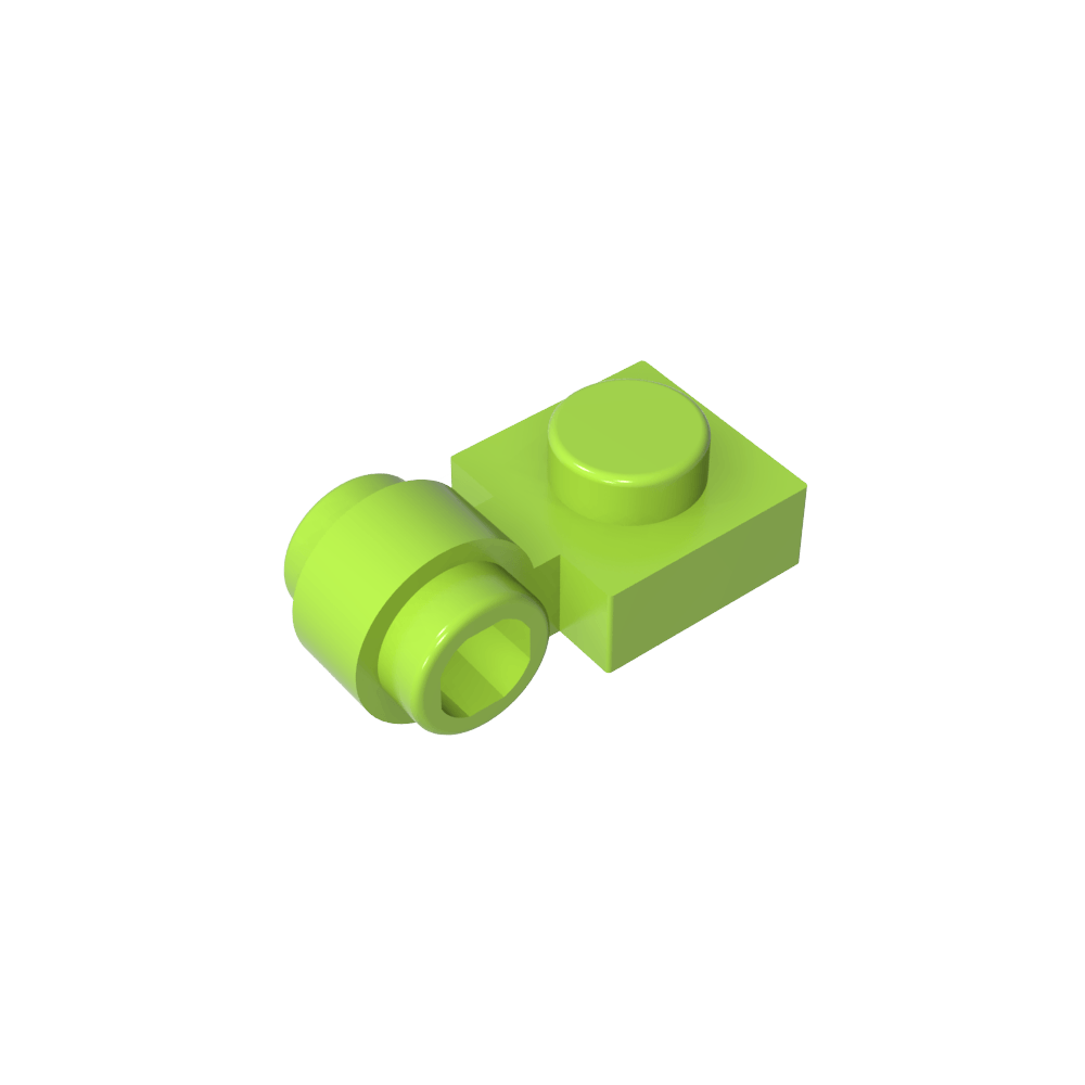 Plate Special 1 x 1 with Clip Light [Thick Ring]-MyGobricks