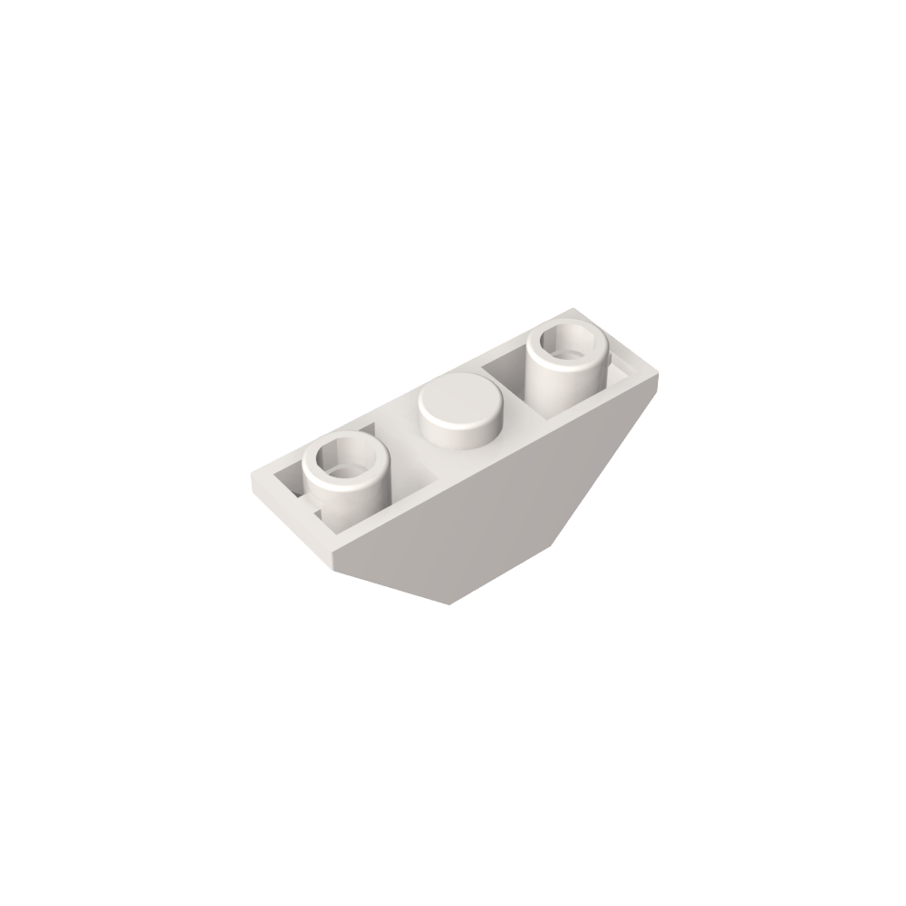 Slope Inverted 45° 3 x 1 Double with 2 Blocked Open Studs-MyGobricks