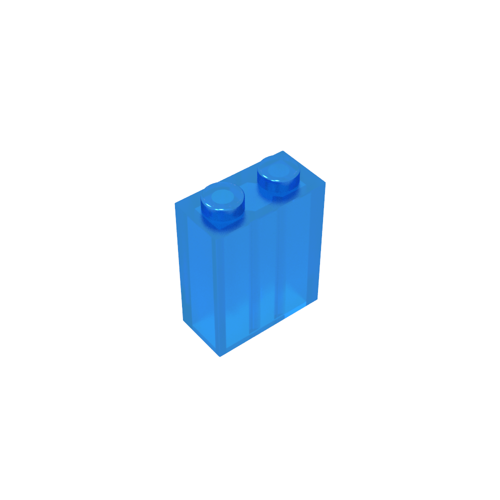 Brick 1 x 2 x 2 with Center Pin-MyGobricks