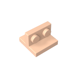 Bracket 2 x 2 with 1 x 2 Vertical Studs