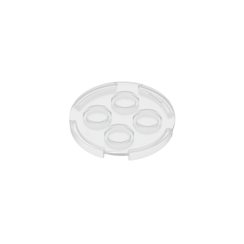 3x3 smooth round plate
