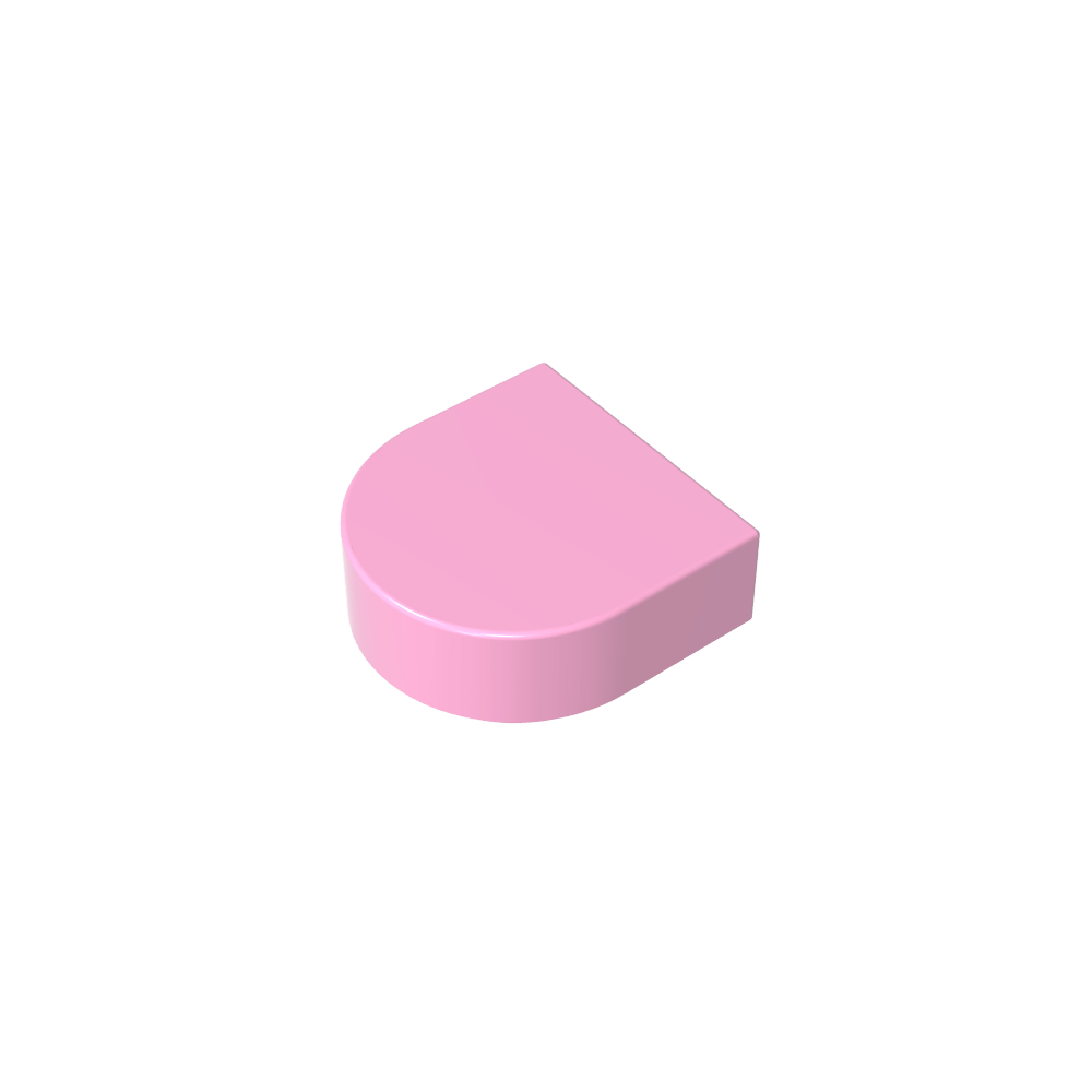 Tile 1 x 1 Half Circle