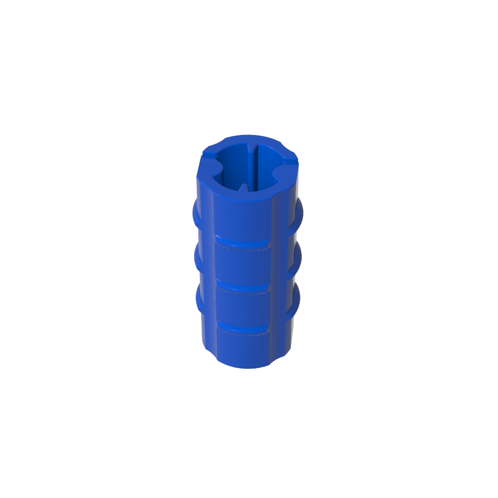 Technic Axle Connector Ridged [with x Hole x Orientation]-MyGobricks