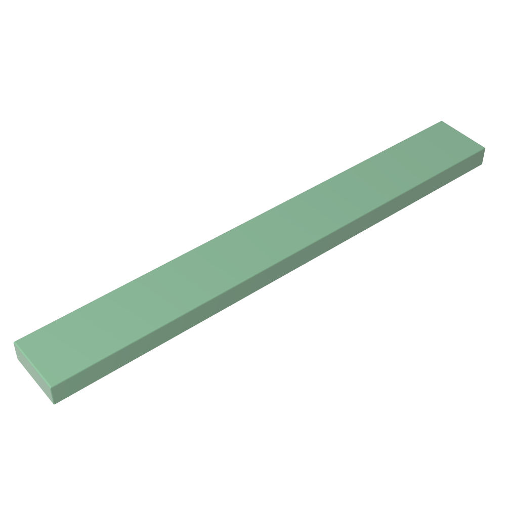 Tile 1 x 8 with Groove