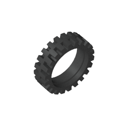 Tyre Offset Tread with Center Band 23 x 7-MyGobricks