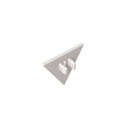 Road Sign Clip-on 2.2 x 2.667 Triangular-MyGobricks