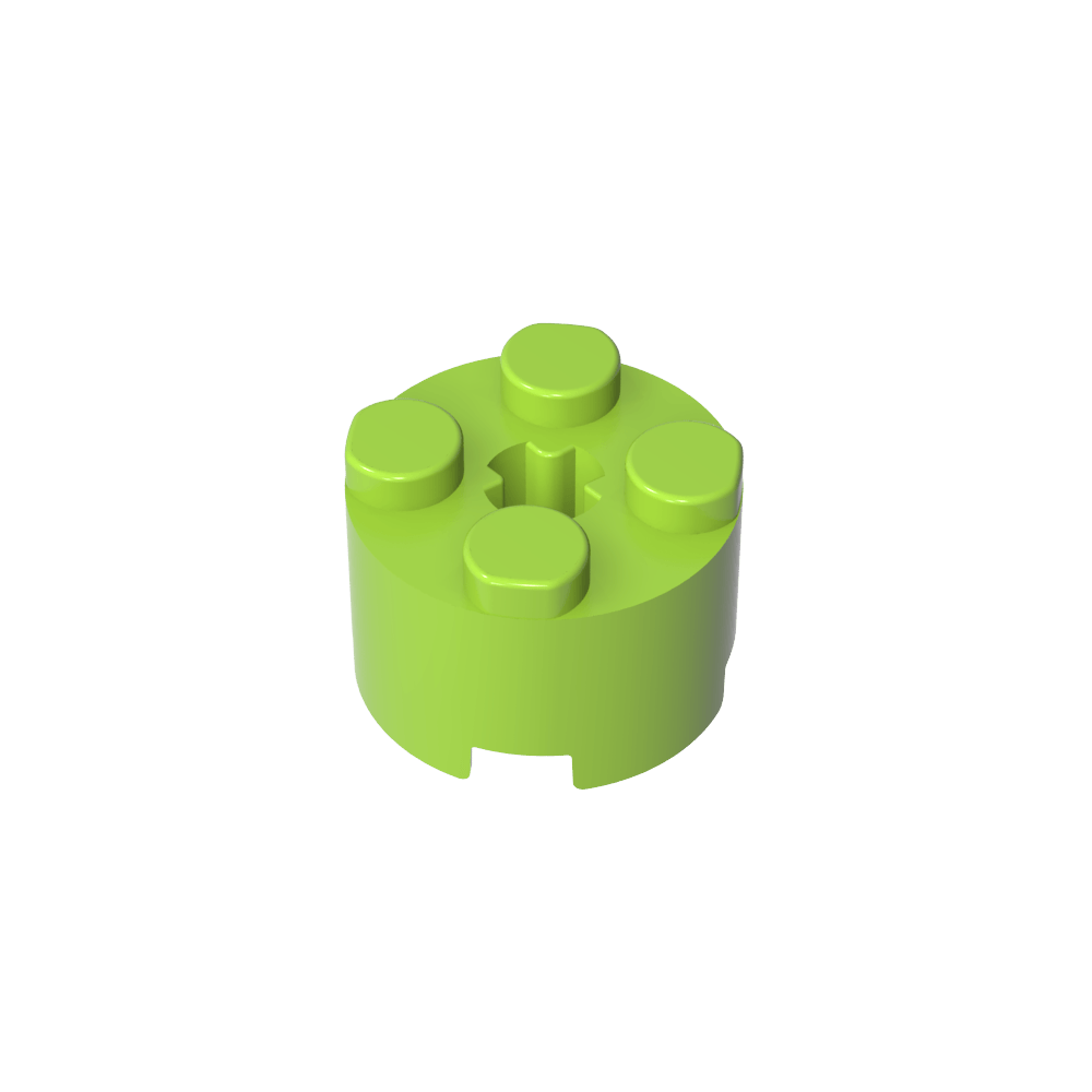 Brick Round 2 x 2 with Axle Hole