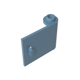 Door 1 x 3 x 2 Right - Open Between Top and Bottom Hinge