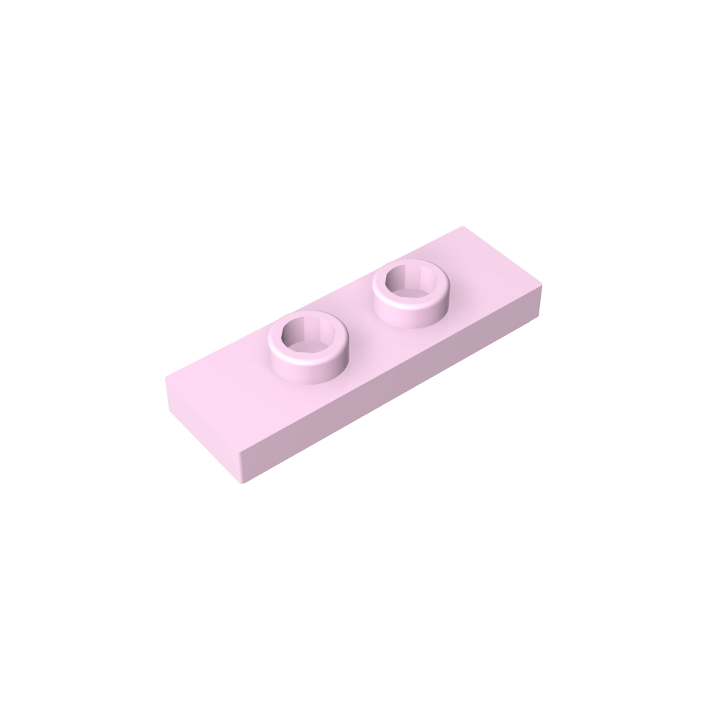 Plate Special 1 x 3 with 2 Studs with Groove and Inside Stud Holder (Jumper)-MyGobricks