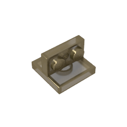 Bracket 2 x 2 with 1 x 2 Vertical Studs