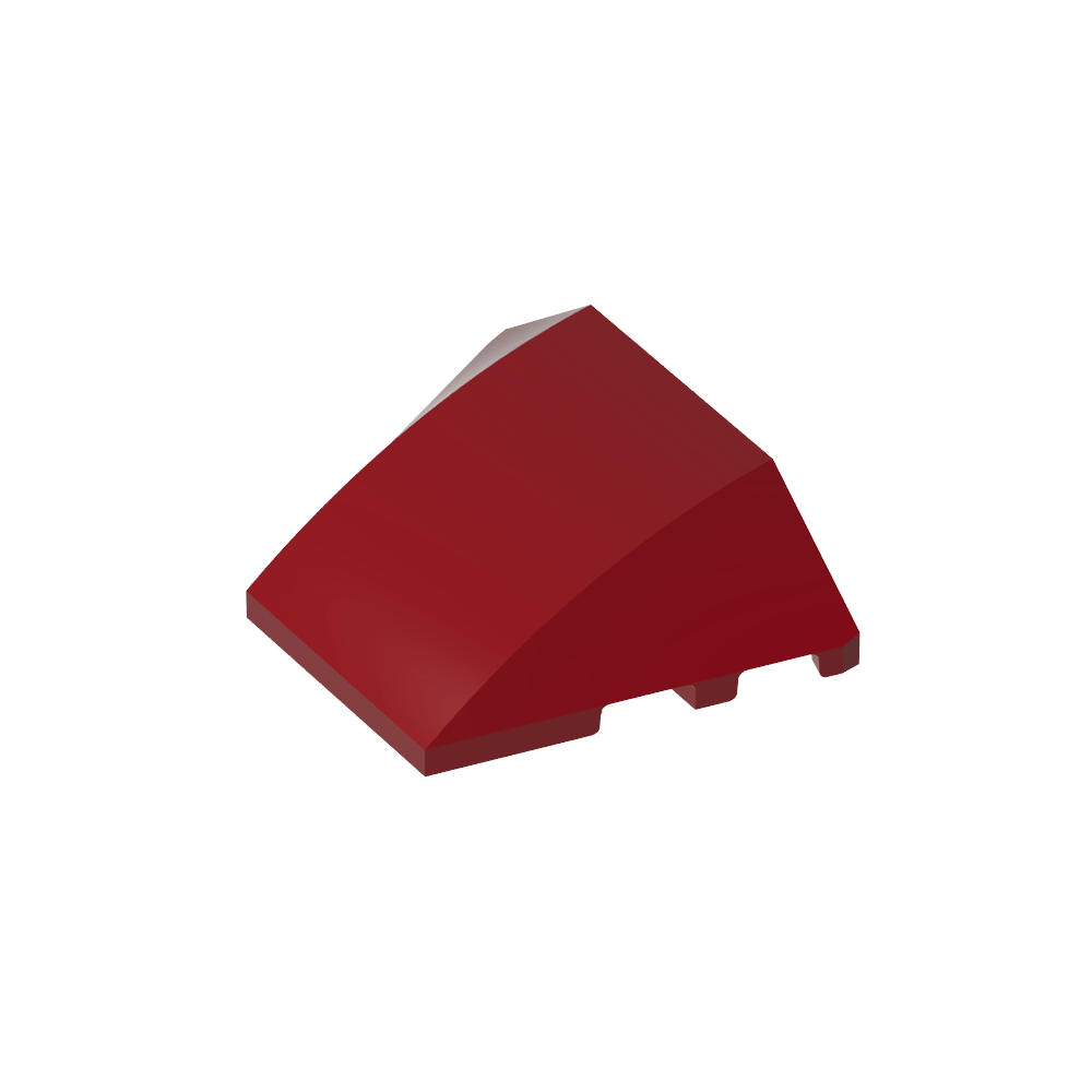 Wedge Curved 4 x 3 No Studs [Plain]-MyGobricks