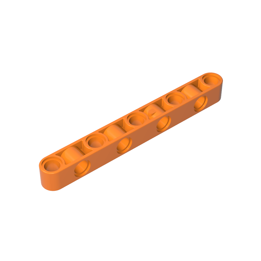 Technic Beam 1 x 9 Thick with Alternating Holes-MyGobricks