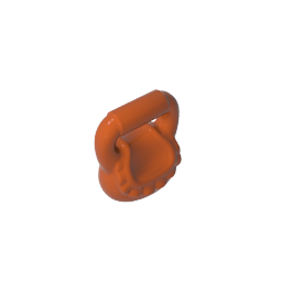 Bag / Handbag / Purse Round with Ruffle [Plain]