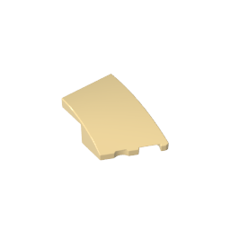 3x2 Wedge Curved Brick (Right)