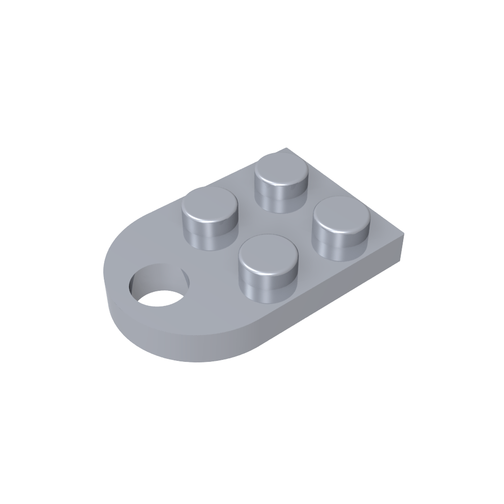 Plate Special 3 x 2 with Hole-MyGobricks
