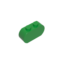 Brick Curved 3 x 1 with Round Ends