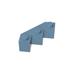 Wedge 3 x 3 Facet-MyGobricks