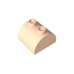 Brick Curved 2 x 2 with Two Top Studs