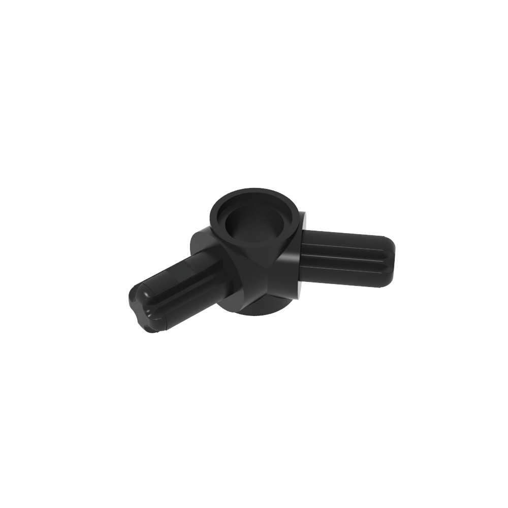 Technic Pin Connector Hub with 1 Axle 135°-MyGobricks