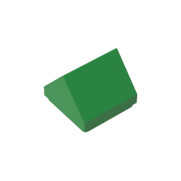 Slope Double 45° 1 x 1-MyGobricks