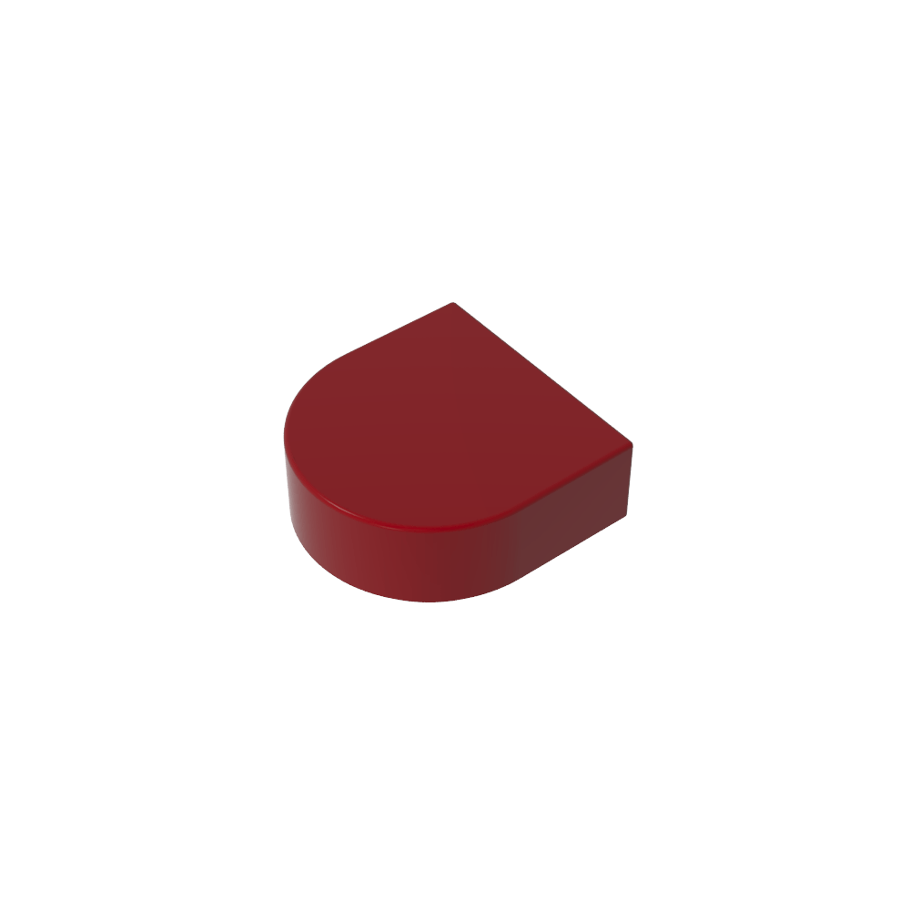 Tile 1 x 1 Half Circle