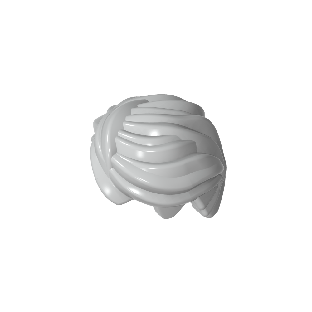 Gobricks Figure Hair Swept Back, Tousled-MyGobricks