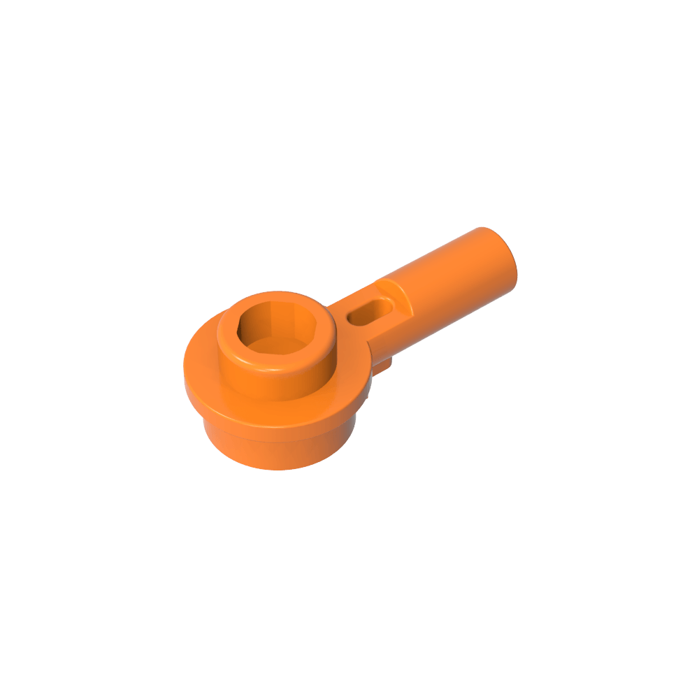 Plate Round 1 x 1 with Hollow Stud and Horizontal Bar 1L-MyGobricks