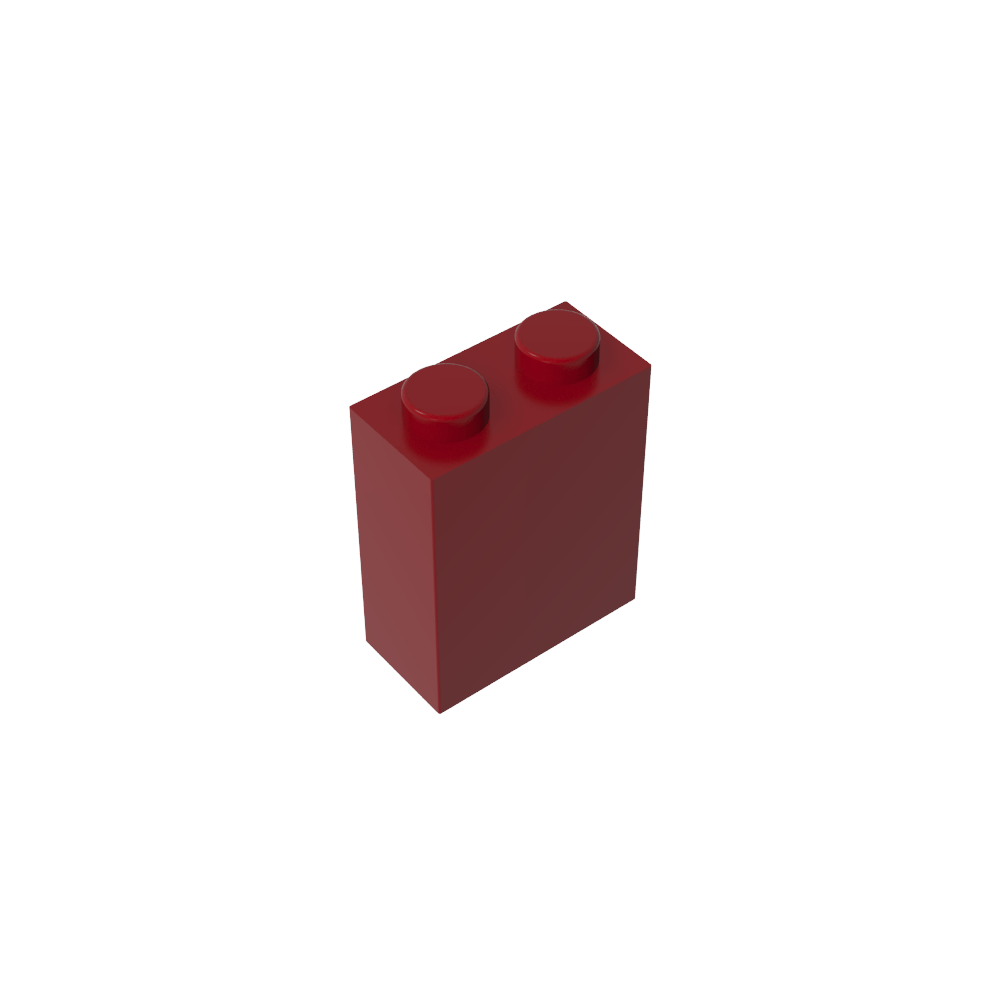 Brick 1 x 2 x 2 with Center Pin-MyGobricks