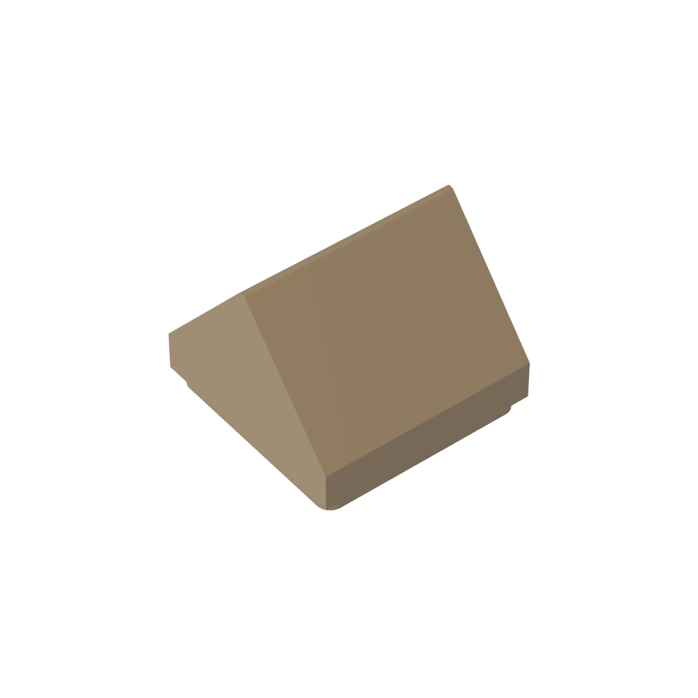 Slope Double 45° 1 x 1-MyGobricks