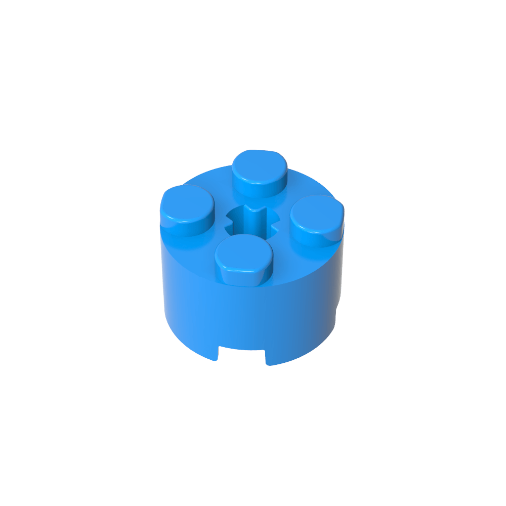 Brick Round 2 x 2 with Axle Hole