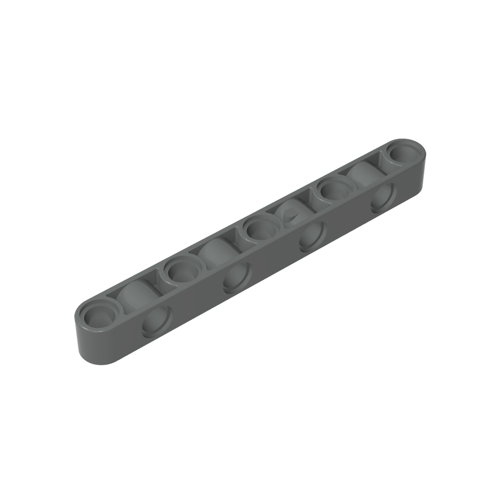Technic Beam 1 x 9 Thick with Alternating Holes-MyGobricks