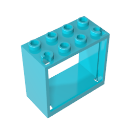 Window 2 x 4 x 3 Frame with Hollow Studs