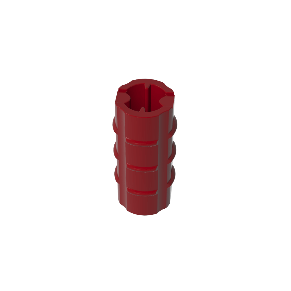 Technic Axle Connector Ridged [with x Hole x Orientation]-MyGobricks