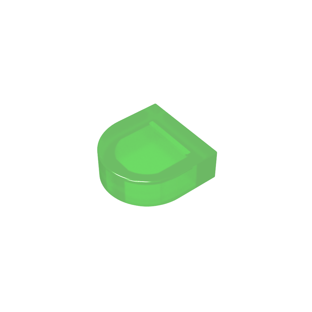 Tile 1 x 1 Half Circle