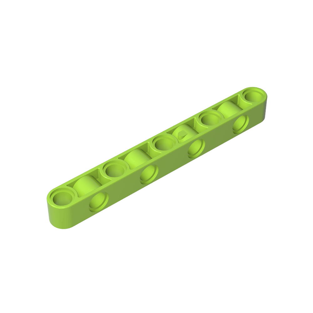 Technic Beam 1 x 9 Thick with Alternating Holes-MyGobricks