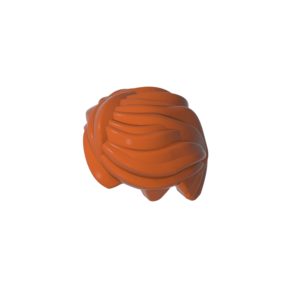 Gobricks Figure Hair Swept Back, Tousled-MyGobricks