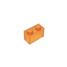 Brick 1 x 2 without Bottom Tube